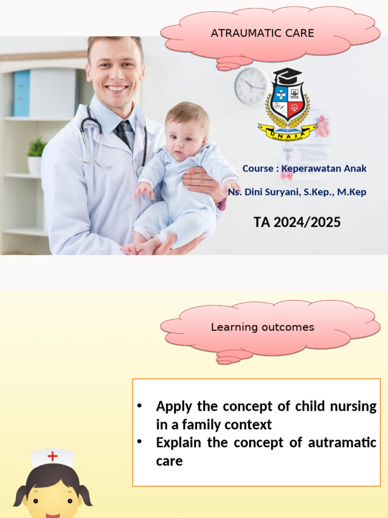 Atraumatic Care in Pediatric Nursing | PDF | Health Care | Behavioural ...