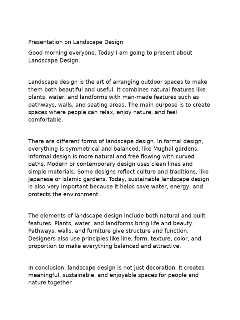 Understanding Landscape Design Essentials | PDF