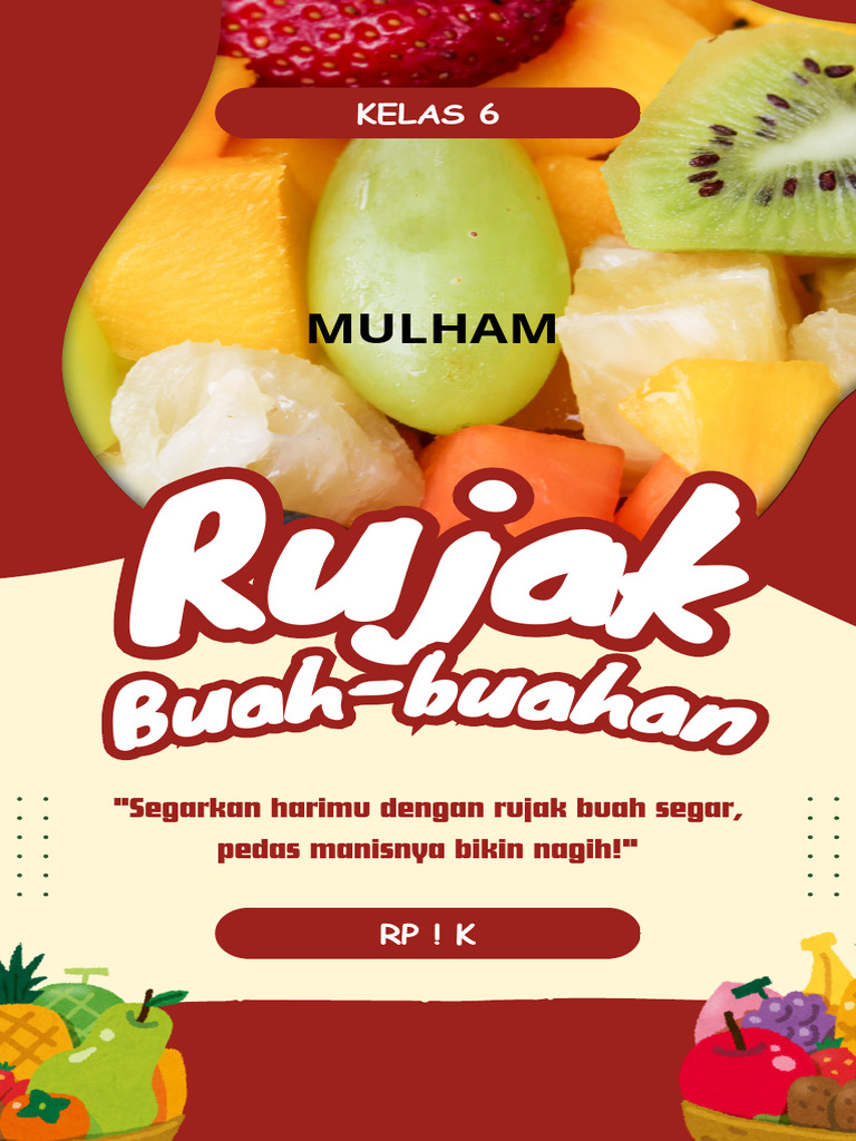 Merah & Putih Minimalis Promosi Makanan Rujak Cerita Instagram (1) | PDF