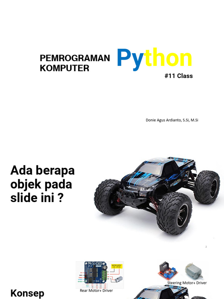 Konsep Pemrograman OOP dengan Python | PDF