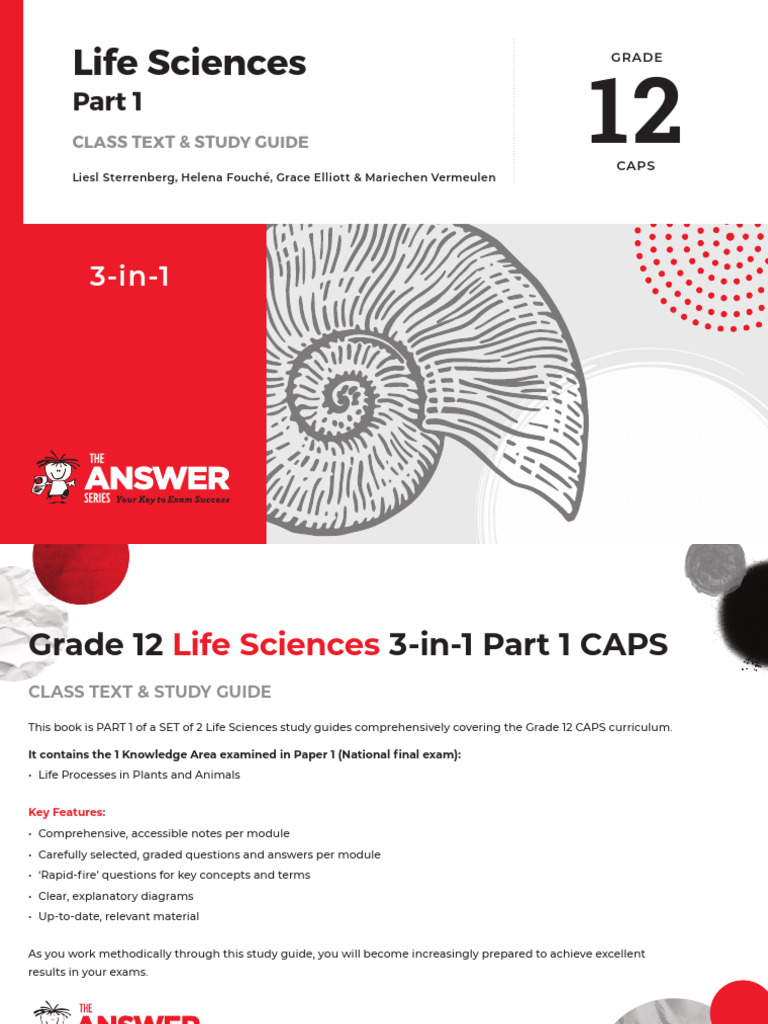 Grade 12 Life Sciences Study Guide Part 1 | PDF | Menstrual Cycle | Ovary