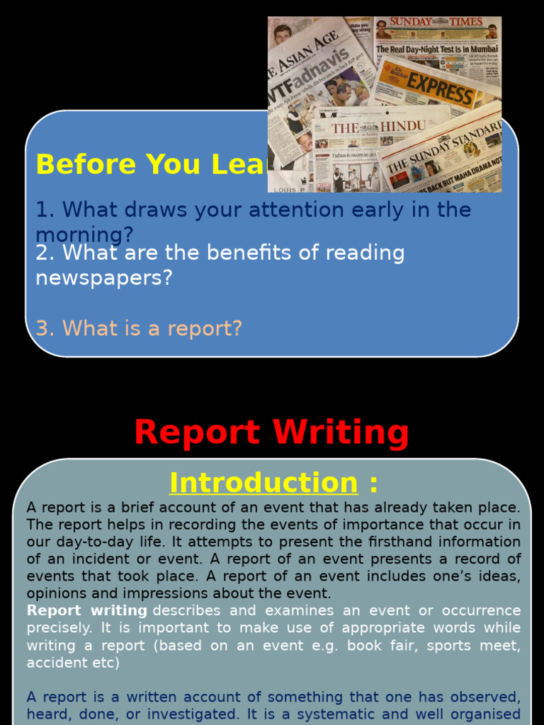 Strategies for Effective Report Writing | PDF | Linguistics | Human ...