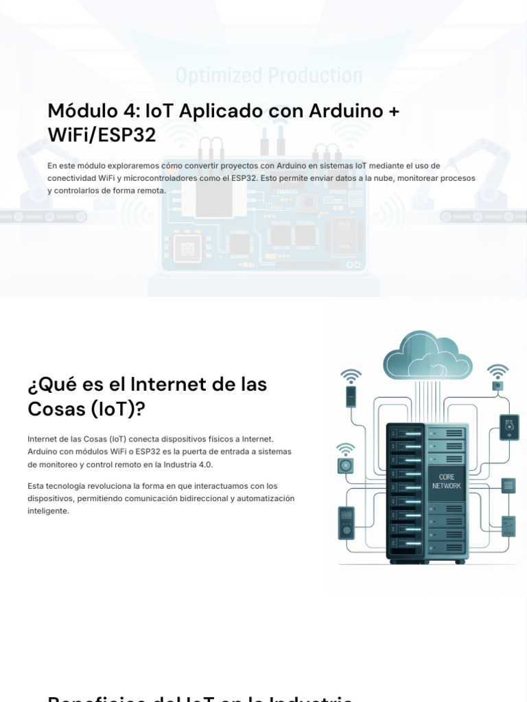 IoT con Arduino y ESP32: Guía Práctica | PDF | Internet de las Cosas ...