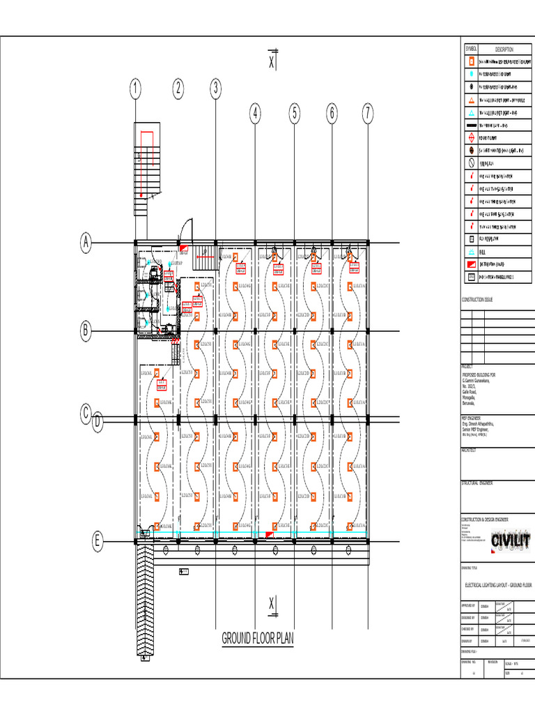 Ground Floor Electrical Layout Plan | PDF
