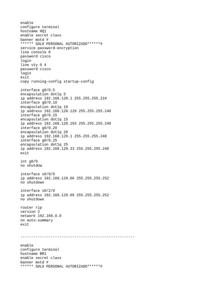 Router and Switch Configuration Guide | PDF | Internet Protocols | Networks