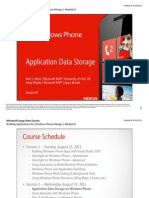 Application Data Storage