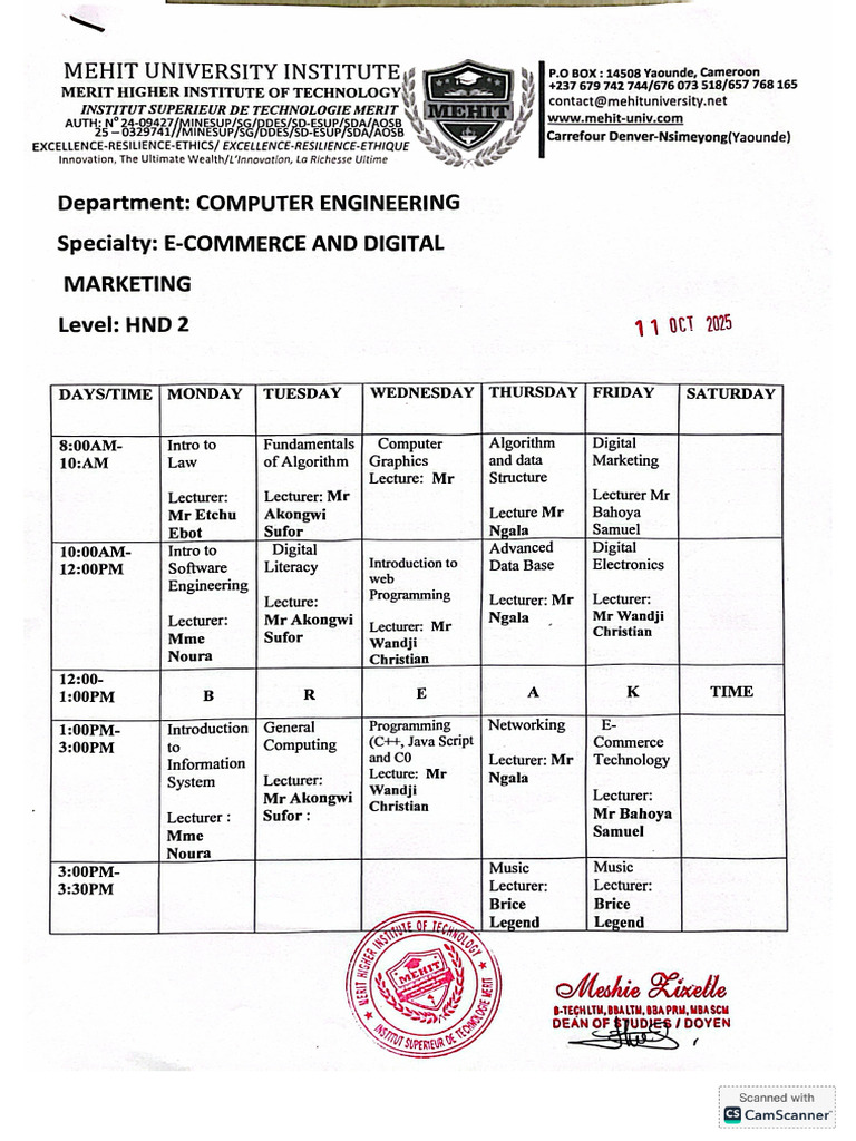 Computer Engineering HND 1 and 2 | PDF