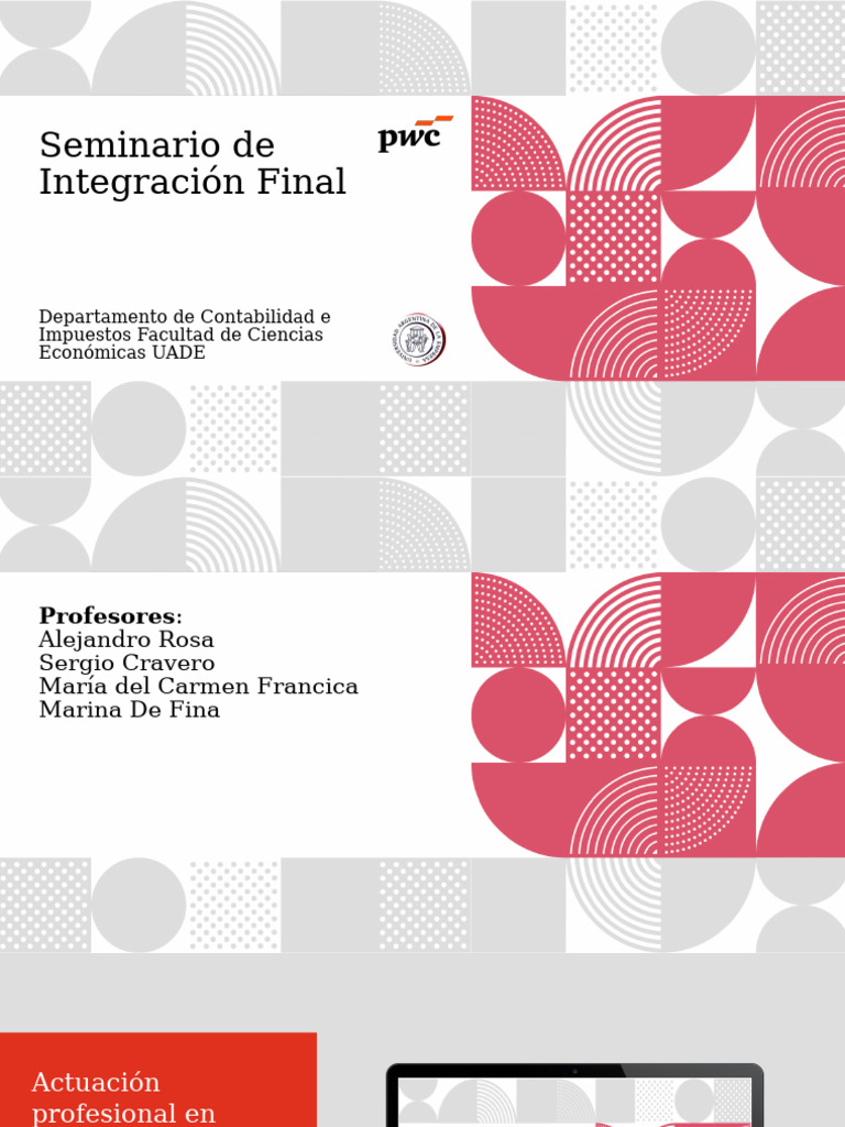 SIF 2C 2025 - Clase 1 - Actuación Profesional | PDF | Planificación de ...