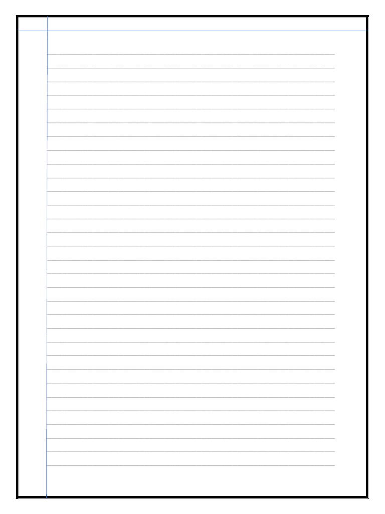 Blank Sheet For Assignment | PDF