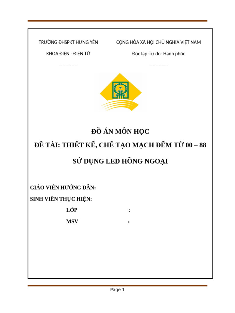 (123doc) Thiet Ke Che Tao Mach Dem Tu 00 88 | PDF