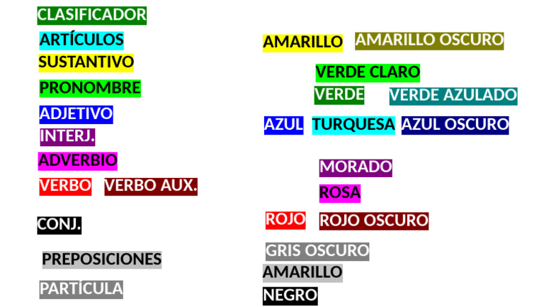 Color Es | PDF