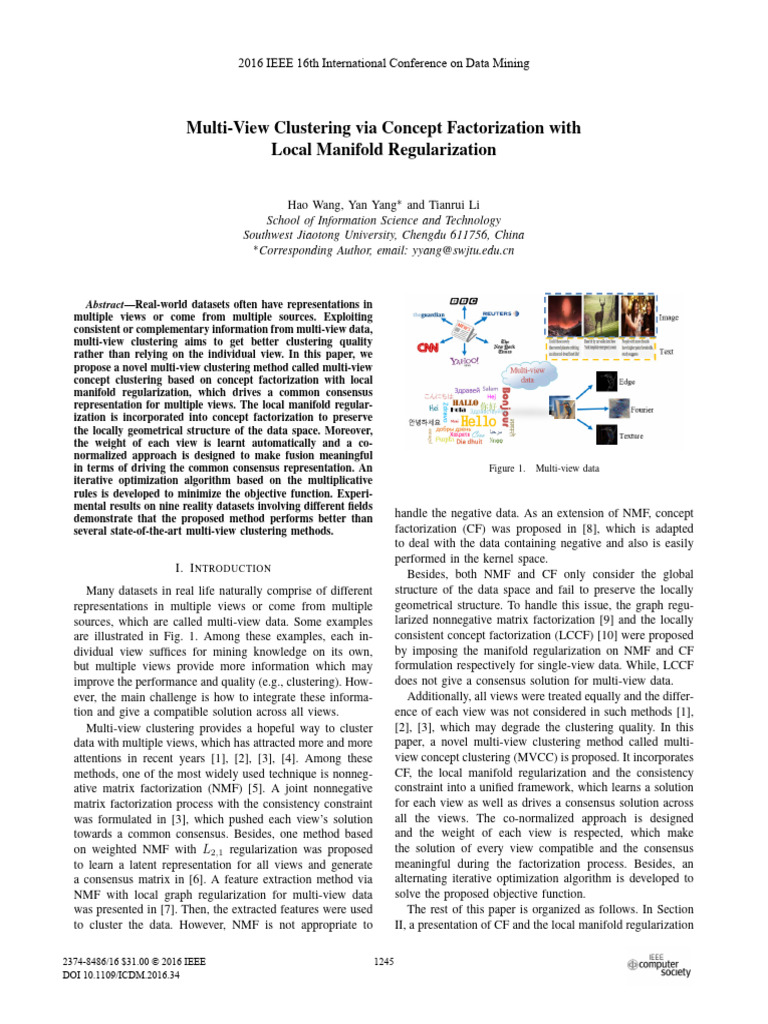 16 ICDM Multi-View Clustering Via Concept Factorization With Local ...