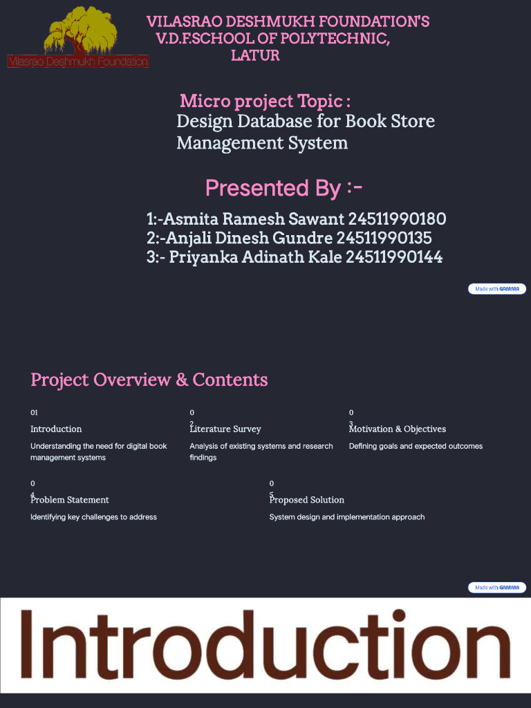 Design Database For Book Store Management System | PDF | Databases ...