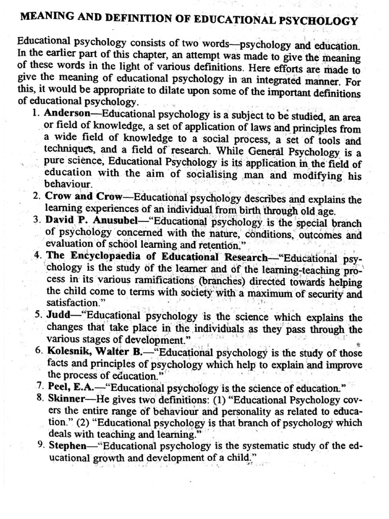 4 B.ed Notes - Teacher Notes For Meaning and Need of Educational ...