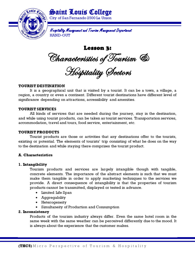 Inseparability and Intangibility in Tourism | PDF | Tourism | Marketing