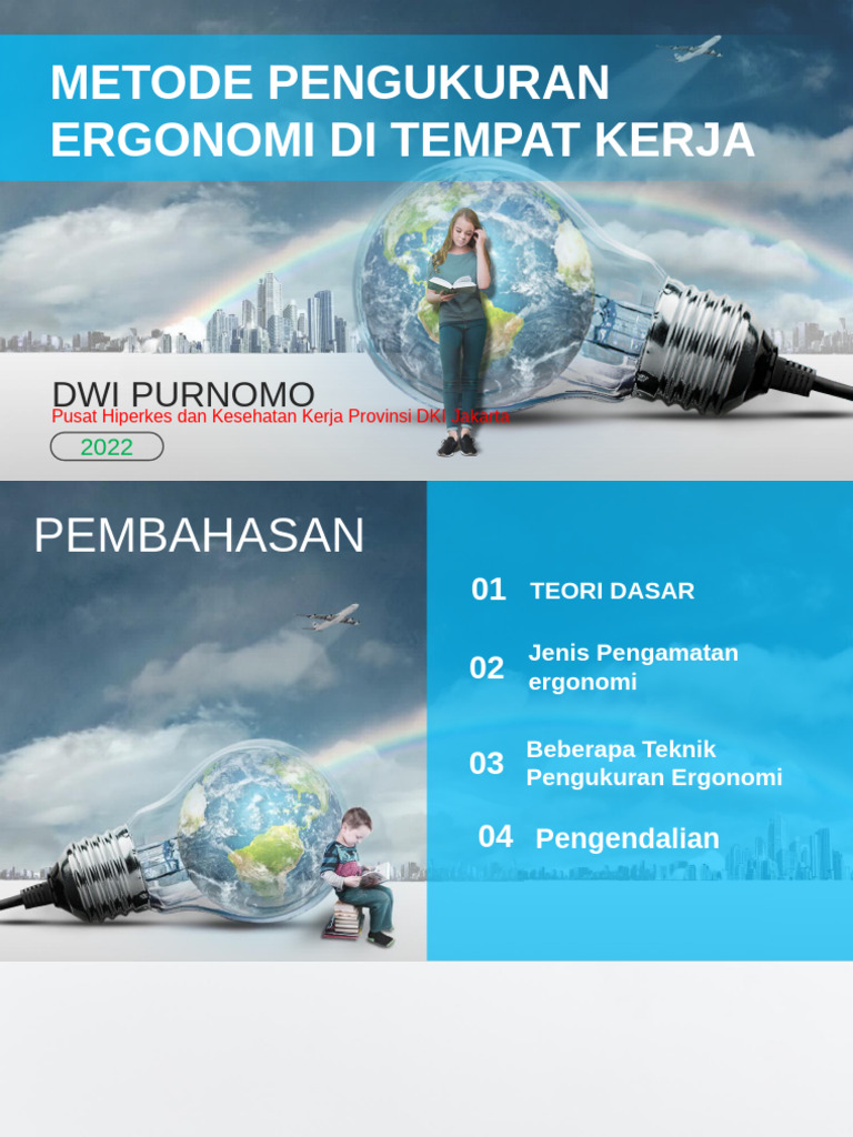 Metode Pengukuran Ergonomi di Tempat Kerja | PDF