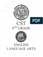 CST 9th Grade English Practice Test