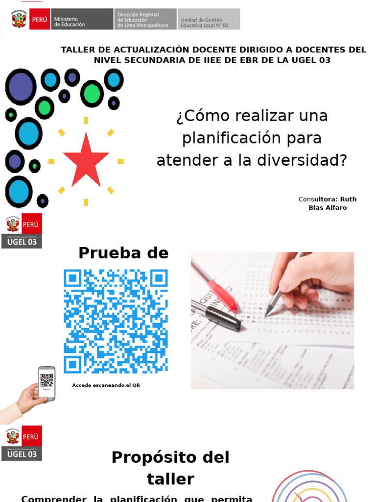 Planificación Inclusiva para Docentes de Secundaria | PDF | Plan de ...