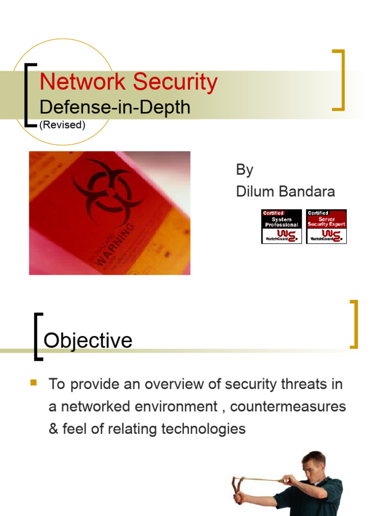 Network Security: Defense-in-Depth Overview | PDF | Proxy Server ...