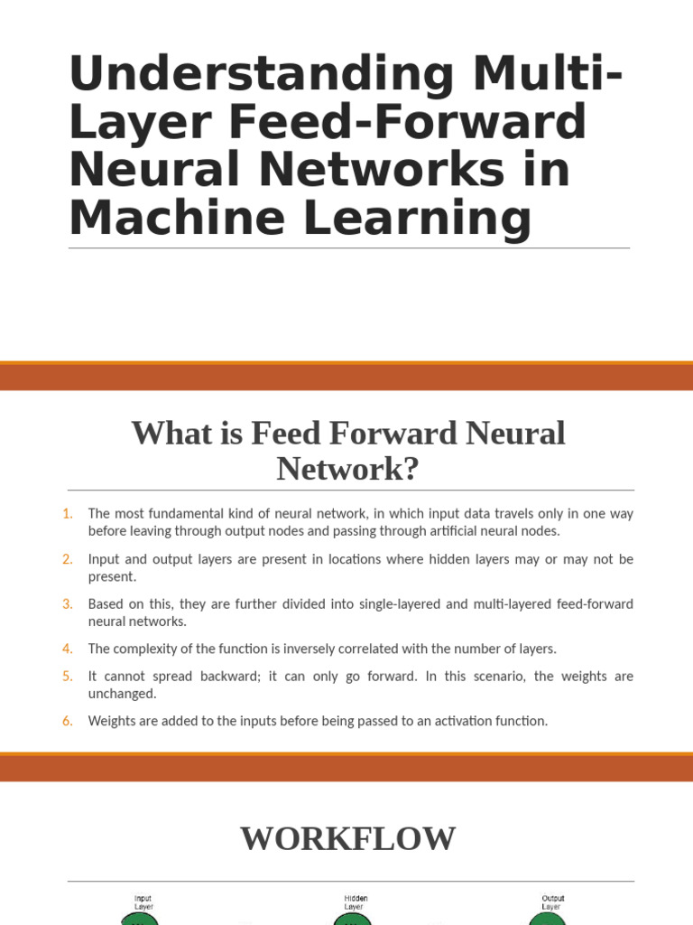 Multilayer Feed-Forward Neural Networks | PDF | Computational ...