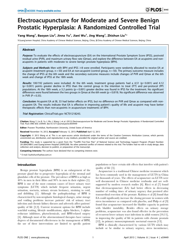 Photo inspiration: Feline Urinary Incontinence With Prostatic Hyperplasia Reference: Acupuncture For Benign Prostatic Hyperplasia A Systematic Review And