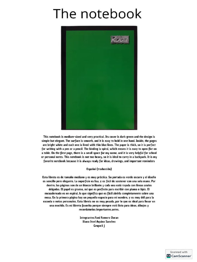 The Notebook | PDF
