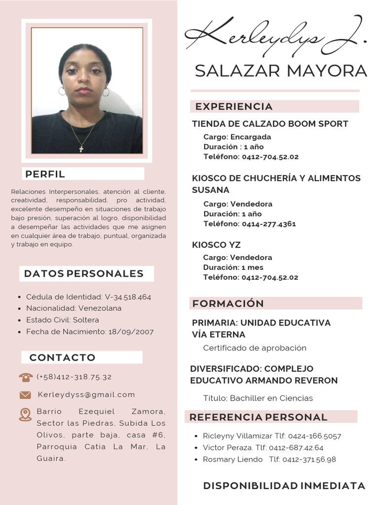 Currículum Vitae CV Diseñadora y Arquitecta Minimalista Rosa - 20250823 ...
