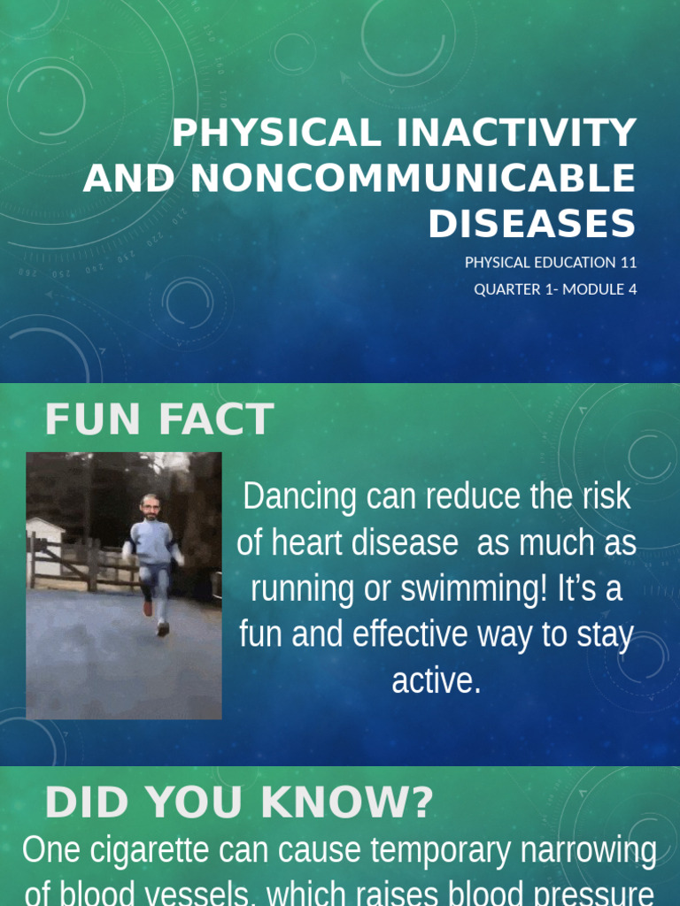 Physical Inactivity and Disease Risks | PDF | Hypertension ...
