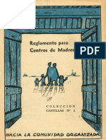 Historia de Los Centros de Madres en Chile