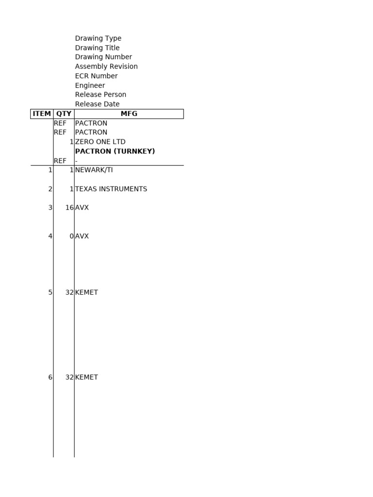 6652155B Bom | PDF