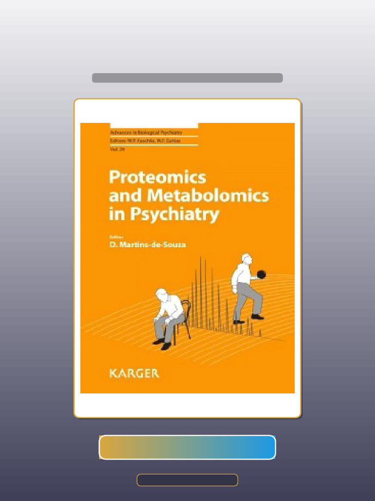 Authorized Proteomics and Metabolomics in Psychiatry eBook and TestBank ...