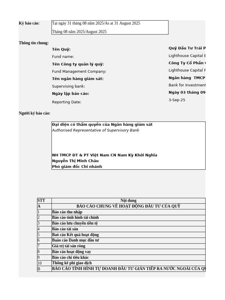 LHBF Fms Form Working Thang 08 2025 | PDF