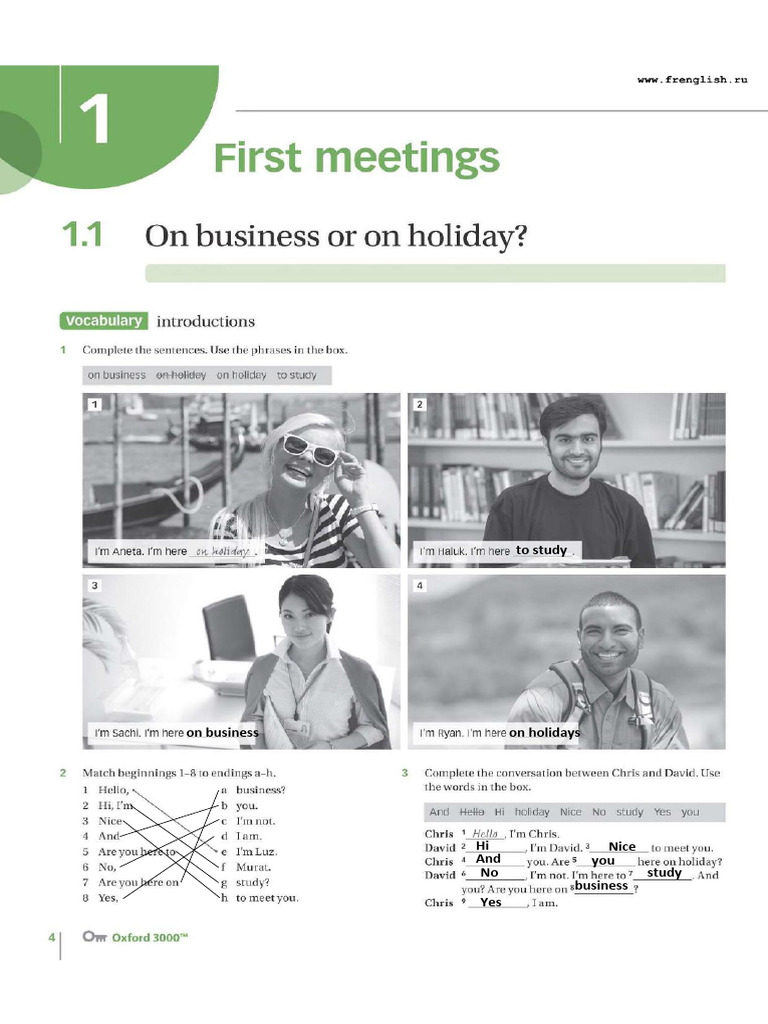 Business and Holiday Conversation Guide | PDF