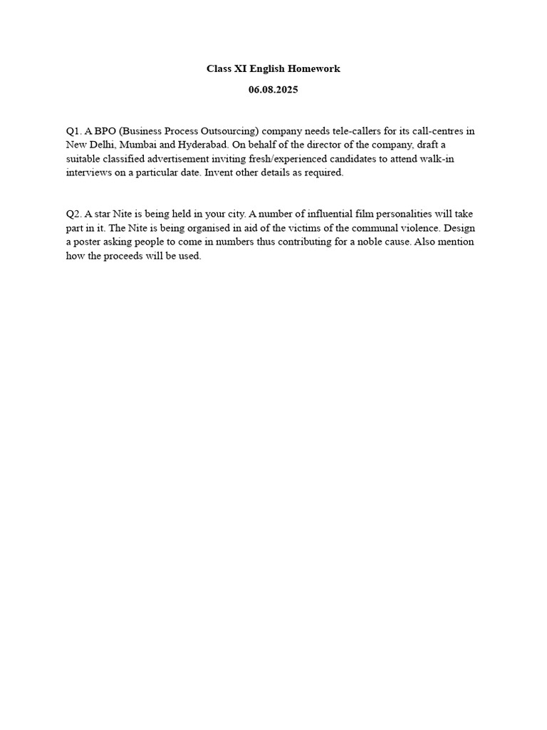 Homework 06.08.2025 | PDF