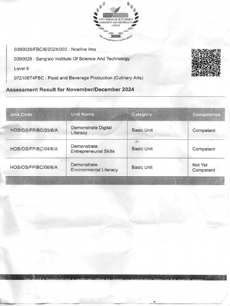Metrine Assessment | PDF