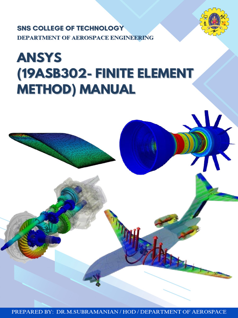 ANSYS Finite Element Method Lab Manual | PDF | Bending | Young's Modulus