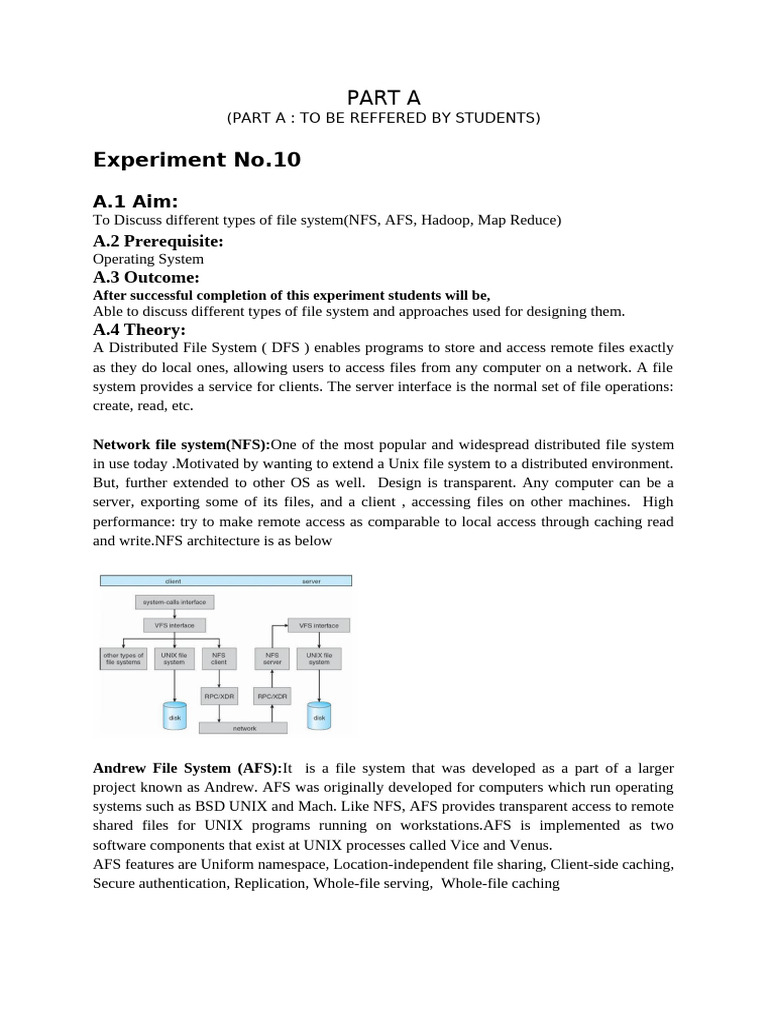 Overview of Distributed File Systems | PDF | Apache Hadoop | Map Reduce