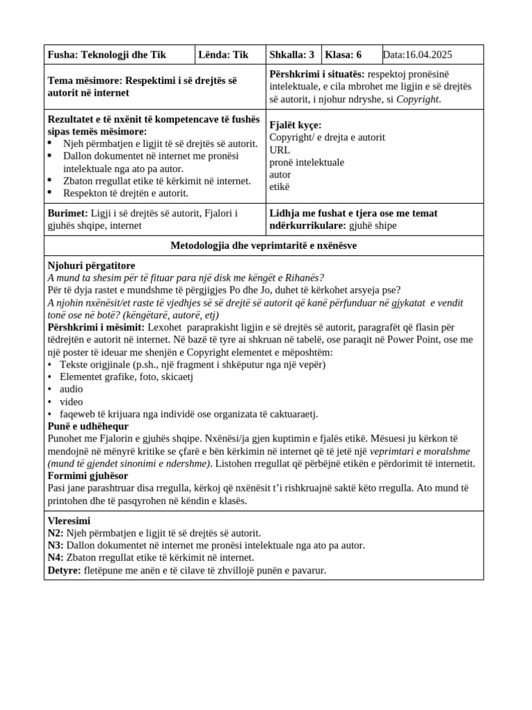 4.3. Respektimi I Së Drejtës Së Autorit Në Internet | PDF