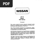 Nissan GTR R32 Service Manual