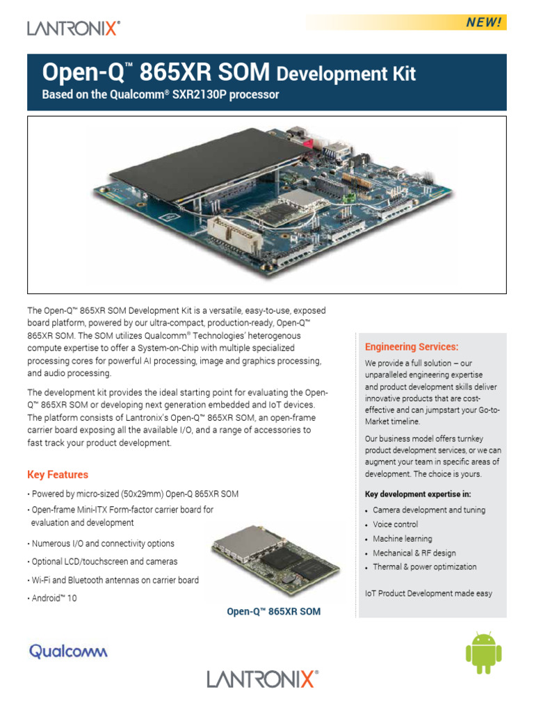 Open-Q 865XR SOM Development Kit | PDF | Usb | Computer Architecture