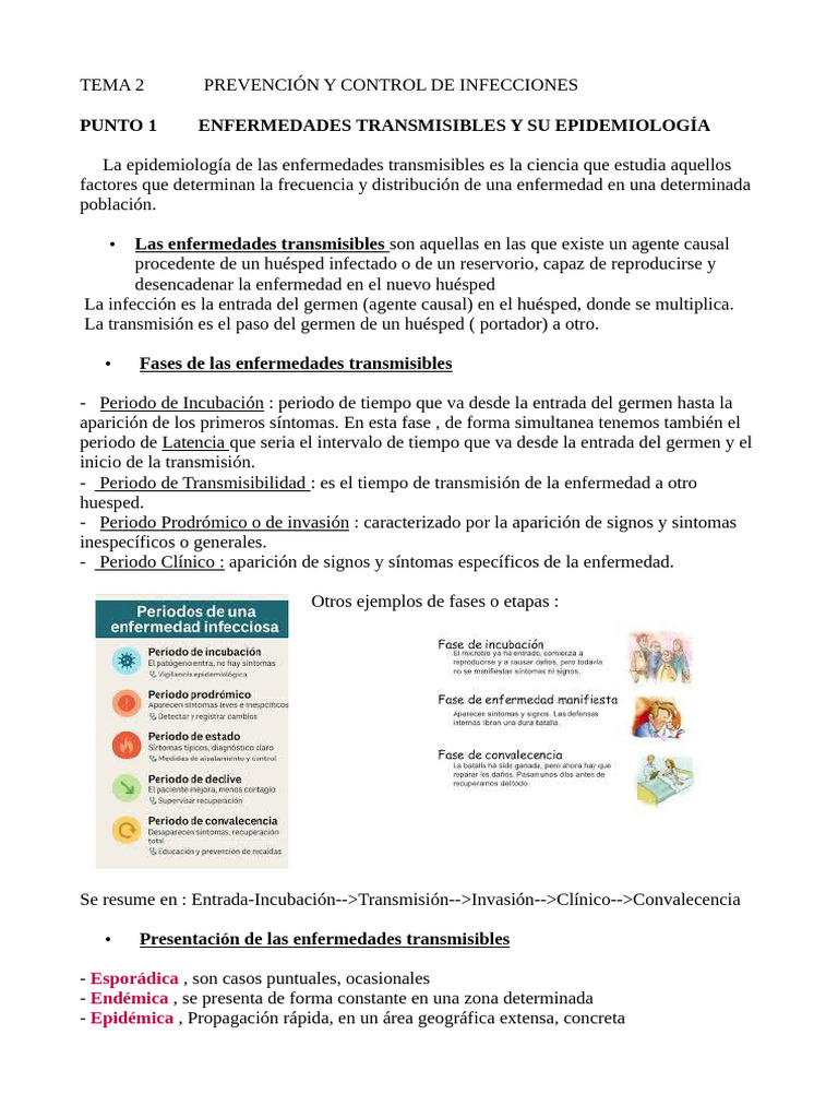 Prevención y Control de Infecciones | PDF | Patógeno | Infección
