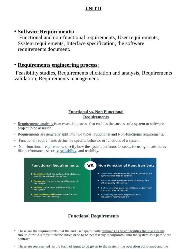 Understanding Functional and Non-Functional Requirements | PDF ...