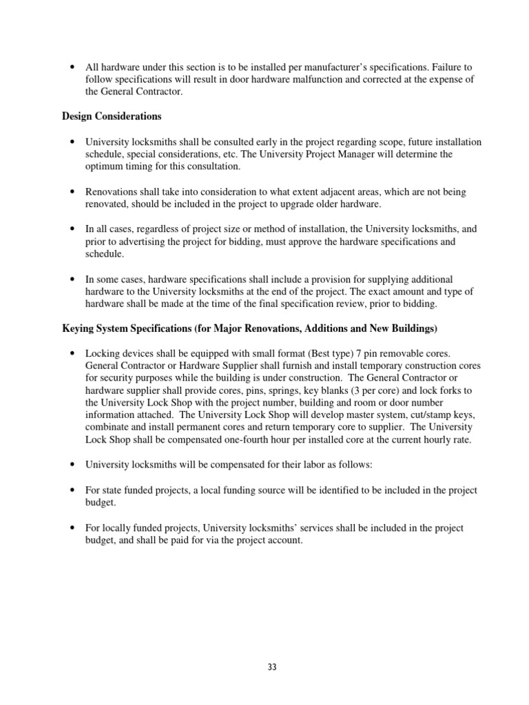 University Hardware Installation Guidelines | PDF
