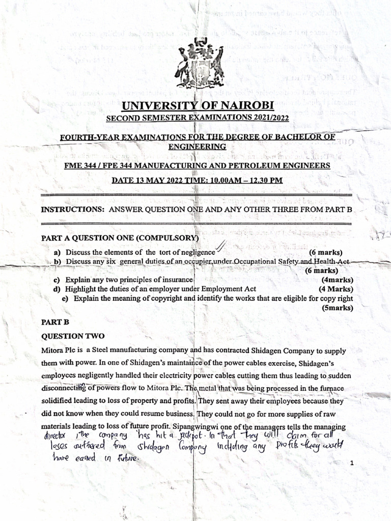 Past Paper | PDF