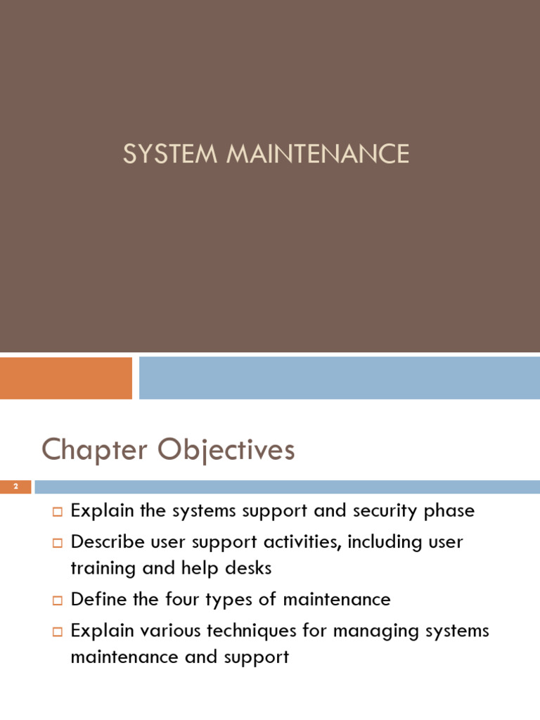 System Maintenance and Support Strategies | PDF | Backup | Computer ...