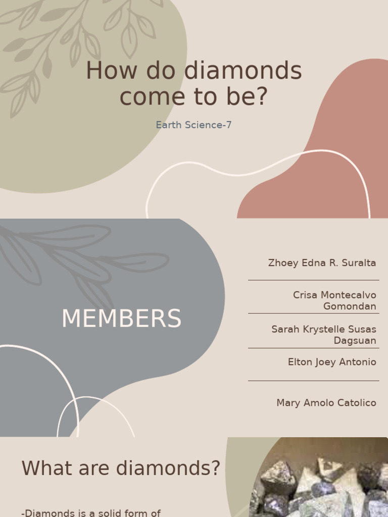How Diamonds Form and Their Value | PDF