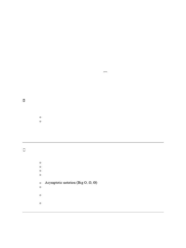 Design and Analysis of Algorithms Course | PDF | Computational ...