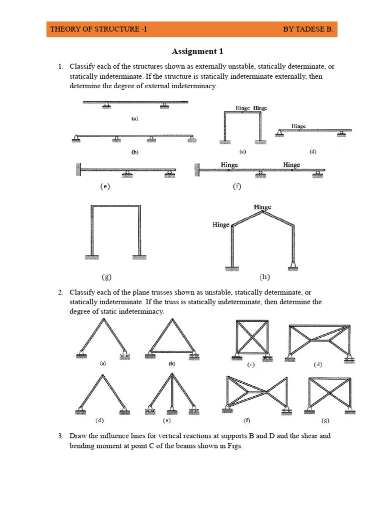 Structure Theory Assignment Overview | PDF