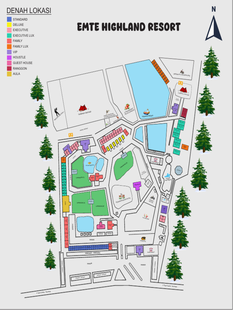 Denah Lokasi eMTe Highland Resort | PDF