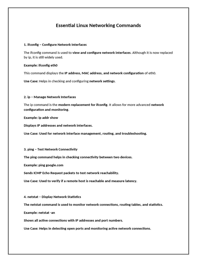 Using ss for Network Socket Checks | PDF | Domain Name System ...